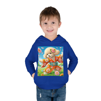 Chrysanthemum Meadow Play Toddler Pullover Fleece Hoodie