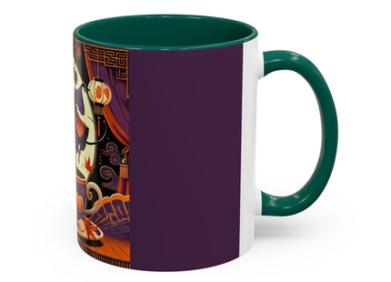Theatrical Halloween Mice on Teacup Colorful Mugs (11oz, 15oz)