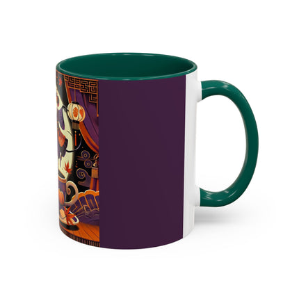 Theatrical Halloween Mice on Teacup Colorful Mugs (11oz, 15oz)