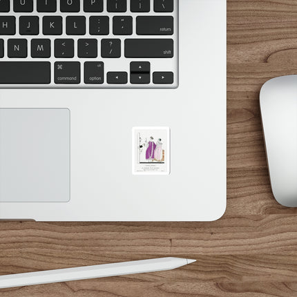 Jamais prêtes! (Never Ready!) by Charles Martin Die-Cut Stickers (5 Sizes)