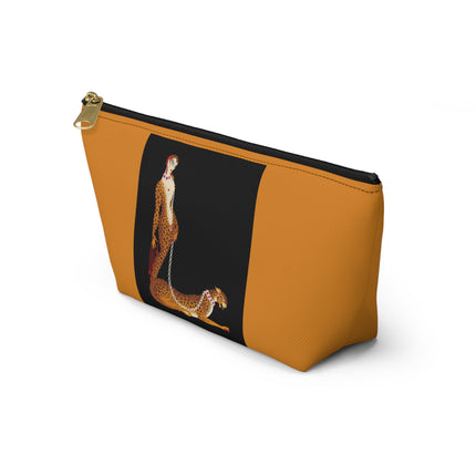 Leopard Queen Cosmetic Bag – Wild Glamour & Art Deco Elegance