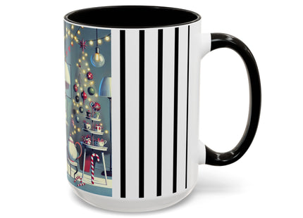 Whimsical Christmas Tea Party Colorful Mugs (11oz, 15oz)