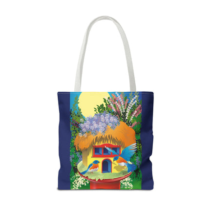Birdhouse Haven Tote Bag (AOP)