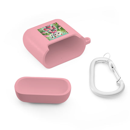 Geisha Kitten Strolls Among the Spoonbills AirPods and AirPods Pro Case