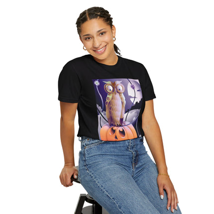 The Startled Pumpkin Unisex Garment-Dyed T-shirt