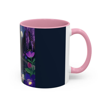 The Moonlit Garden Serenade Colorful Mugs – Art Deco Musical Elegance