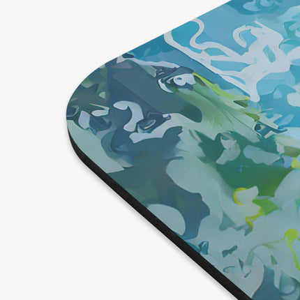 Whiskered Wanderings Mouse Pad, Rectangle