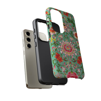 Colorful Floral Pattern by Owen Jones Phone Cases