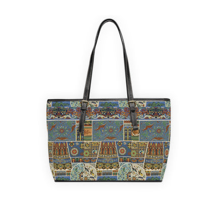 Chinois et Japonais by Auguste Racinet PU Leather Shoulder Bag