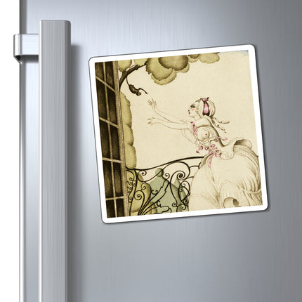 Sur talons rouges (On Red Heels) pl 02 by Gerda Wegener Magnets (3 Sizes)