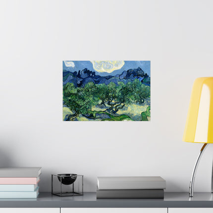 Olive Trees by Vincent Van Gogh Matte Horizontal Posters