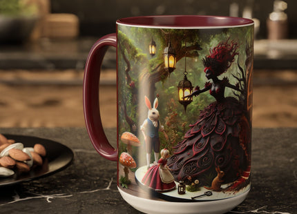 Malice in Wonderland – Gothic Halloween Colorful Mugs (11oz, 15oz)