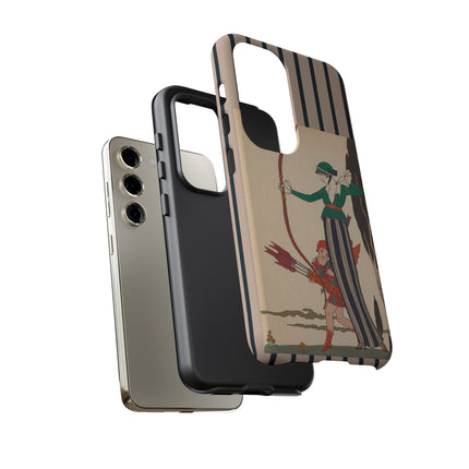 L'Arc Rouge by George Barbier Phone Cases