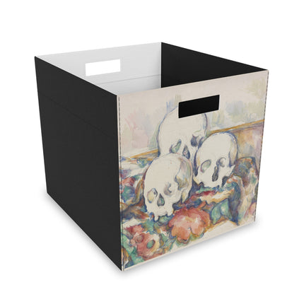 The Three Skulls by Paul Cézanne Felt Storage Box