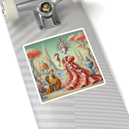 The Seahorse Court Kiss-Cut Stickers (4 Sizes)