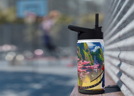 Cyber Samurai Rat Stainless Steel Water Bottle