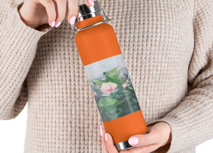 Water Lilies by Karl Hagemeister Copper Vacuum Insulated Bottle, 22oz