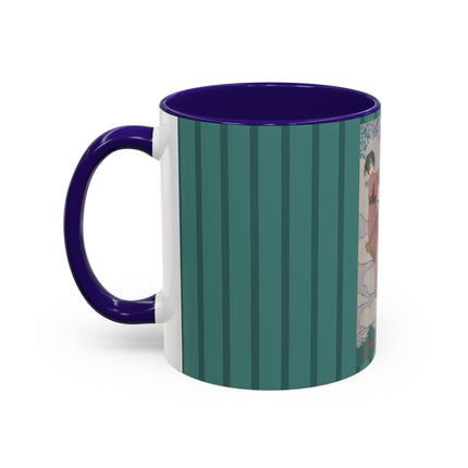 La balançoire by Georges Lepape Colorful Mugs (11oz, 15oz)