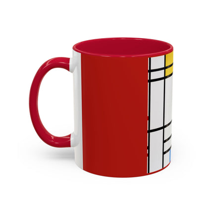 Place de la Concorde by Piet Mondrian Colorful Mugs (11oz, 15oz)