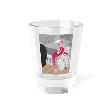 The Red Bird Shot Glass – Gentle Storybook Charm & Elegant Whimsy