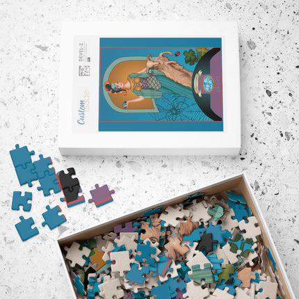 March & Aquamarine (Gem Series) by Sofia Chiostri Puzzle (110, 252, 500-piece)
