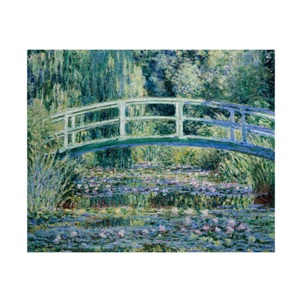 Water Lilies and Japanese Bridge by Claude Monet Matte Horizontal Posters