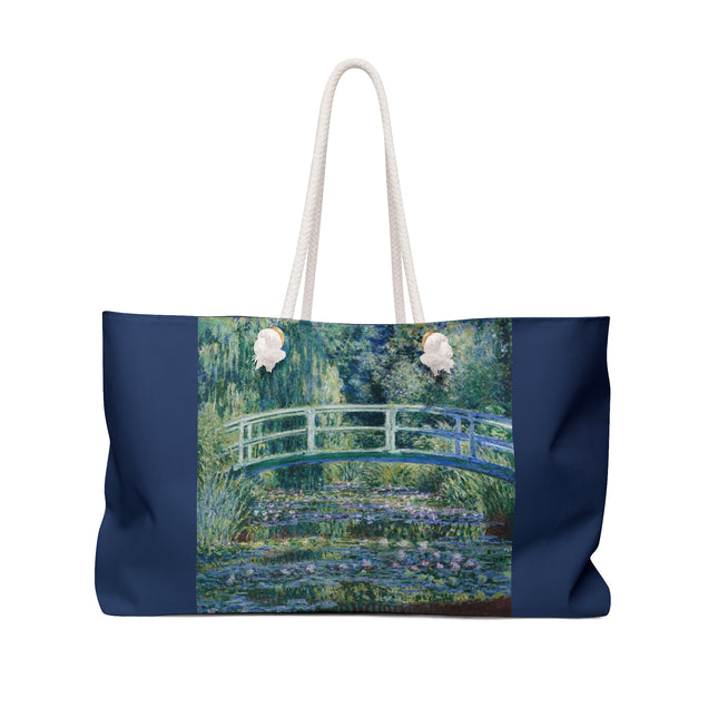 Water Lilies and Japanese Bridge by Claude Monet Weekender Bag