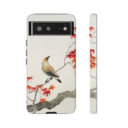 Japanese Bird on Maple by Ohara Koson Phone Cases