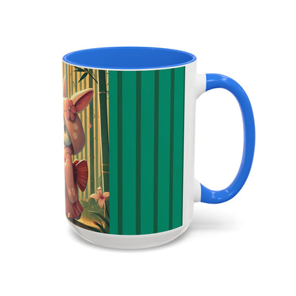 Geisha Kitten’s Easter Stroll Colorful Mugs (11oz, 15oz)