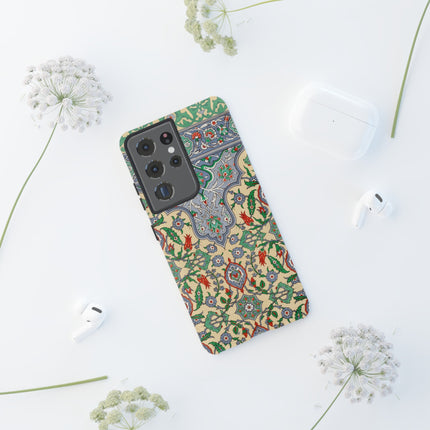 Arabic Art Pattern, Plate by Emile Prisse d’Avennes Phone Cases