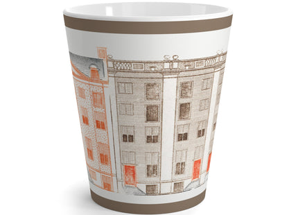 Amsterdam Canal Houses by Johan Teyler Latte Mug