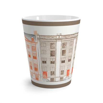 Amsterdam Canal Houses by Johan Teyler Latte Mug