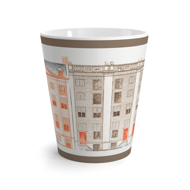 Amsterdam Canal Houses by Johan Teyler Latte Mug