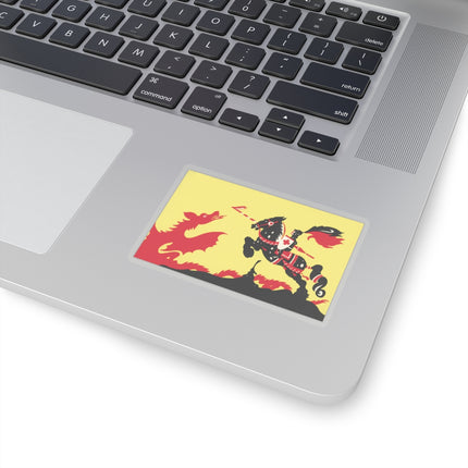 George and the Dragon Kiss-Cut Stickers (4 Sizes)
