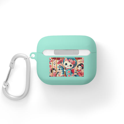 Geisha Kitten's Enchanted Carousel Ride AirPods and AirPods Pro Case