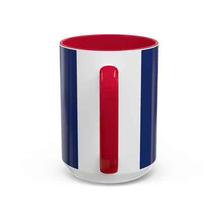 👑🎄 The Christmas Queen Of Golden Bells Colorful Mug – Art Deco Holiday Elegance