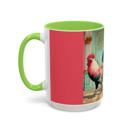 The Salon Rooster Colorful Mugs (11oz, 15oz)