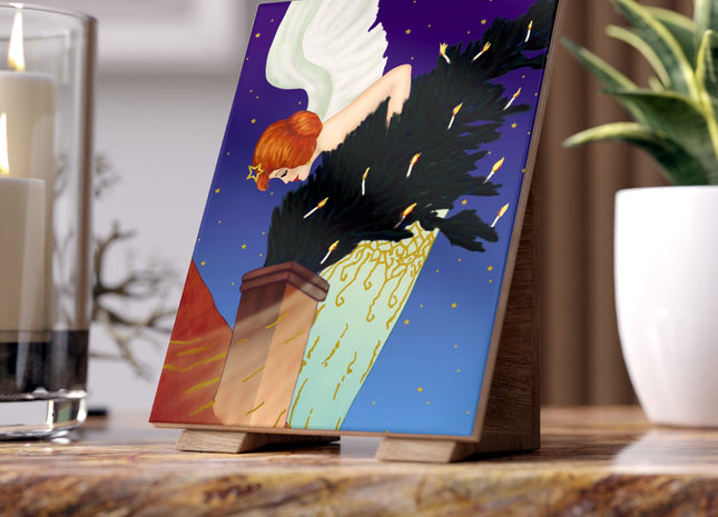 The Christmas Angel Ceramic Tile