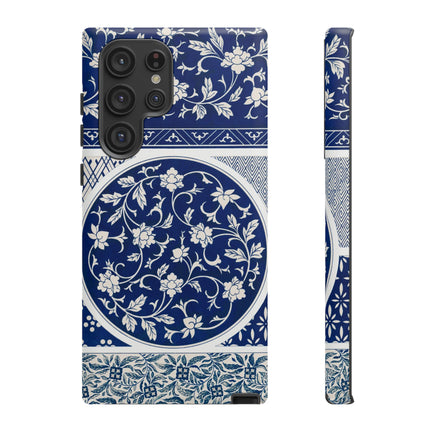 Blue Flower Pattern by Owen Jones Phone Cases