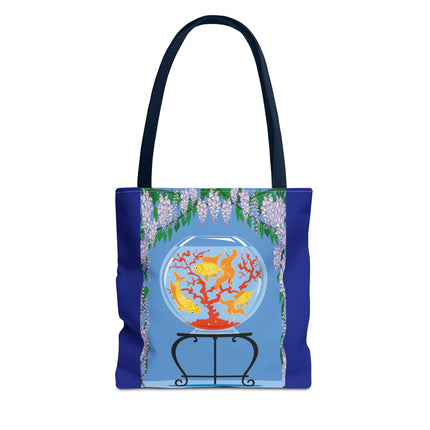Aquatic Symphony Tote Bag (AOP)