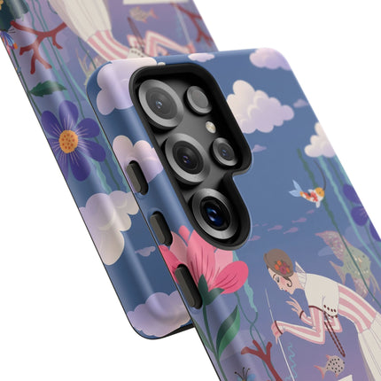 🐠🌸 The Enchanted Aquarium Garden Phone Case – Art Deco Underwater Fantasy