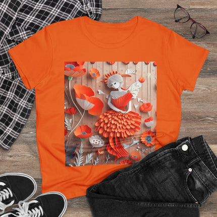 Poppy Fairy Women's Midweight Cotton Tee