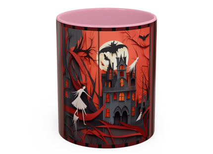 Halloween Night Scene Colorful Mugs (11oz, 15oz)