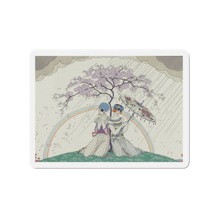 L’Arc-en-Ciel by George Barbier Die-Cut Magnets (5 Sizes)