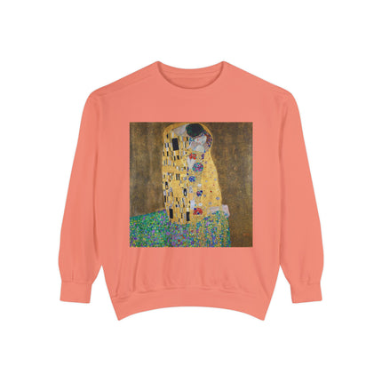 The Kiss by Gustav Klimt Unisex Garment-Dyed Sweatshirt