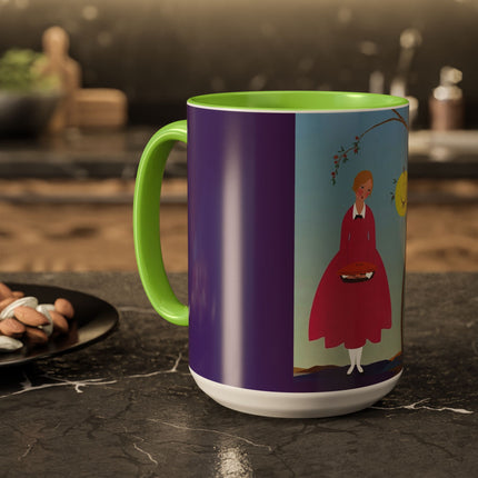 Apple Pie Day Colorful Mugs – Sweet Storybook Charm & Gentle Innocence