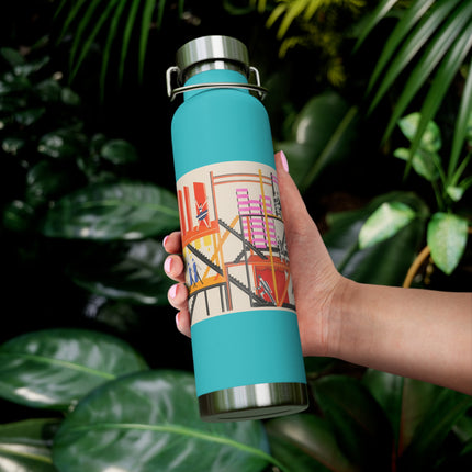 Maquettes de Théatre 4 by Alexandra Exter Copper Vacuum Insulated Bottle, 22oz