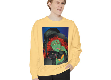 Mirror, Mirror A Witch's Touch Unisex Garment-Dyed Sweatshirt