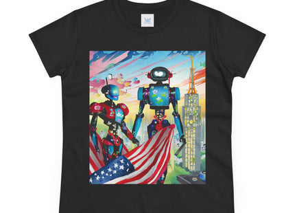 High Fashion Cyberpunk CIA Robots Cotton Tee