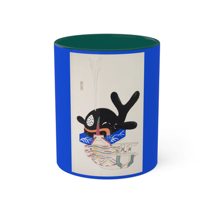 Illustrations of Japanese Toys Pl.009 by Kawasaki Kyosen Colorful Mugs, 11oz